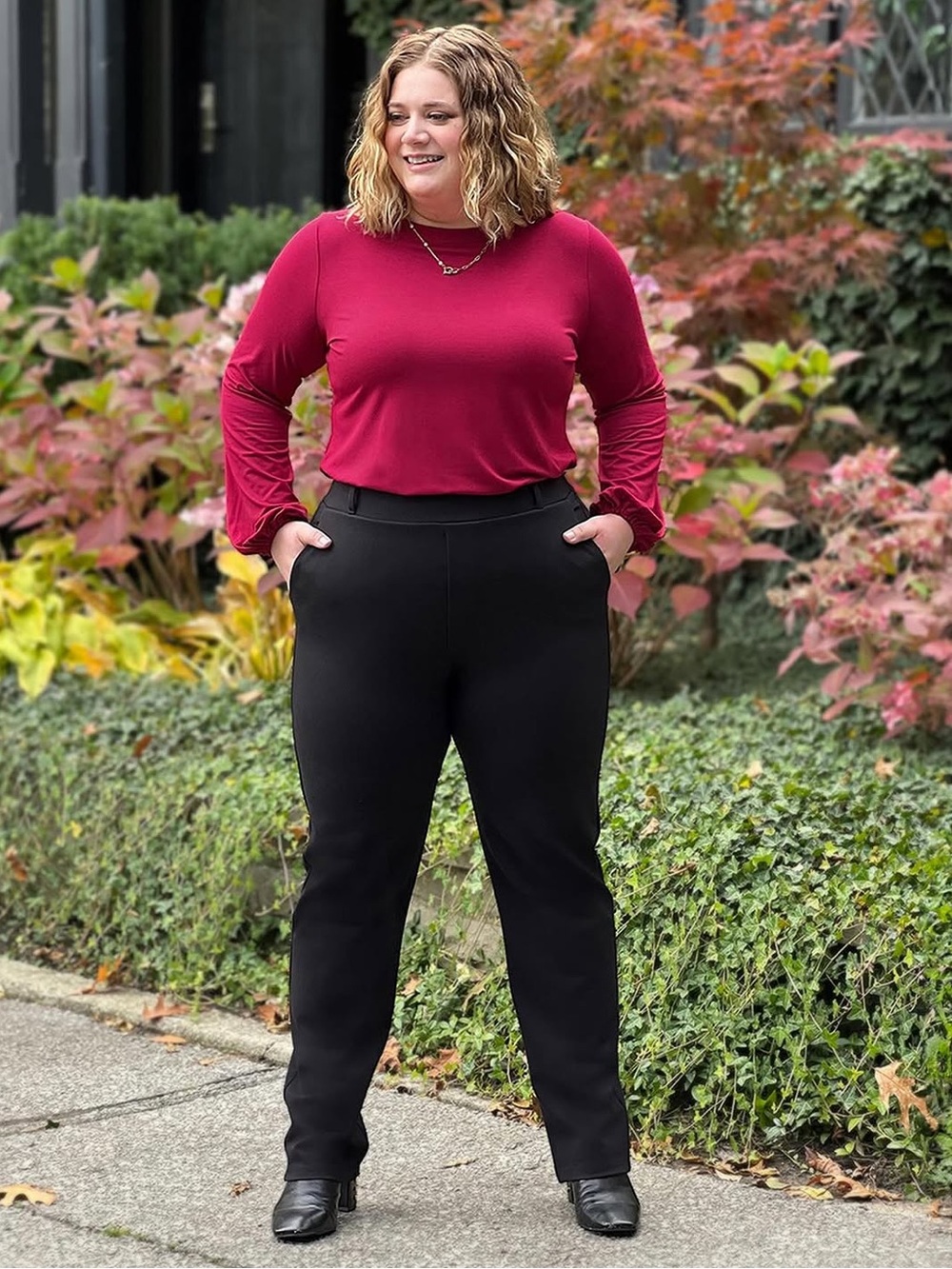 🇨🇦Miik🇨🇦 Keltie ponte mid-rise slim pant, XL